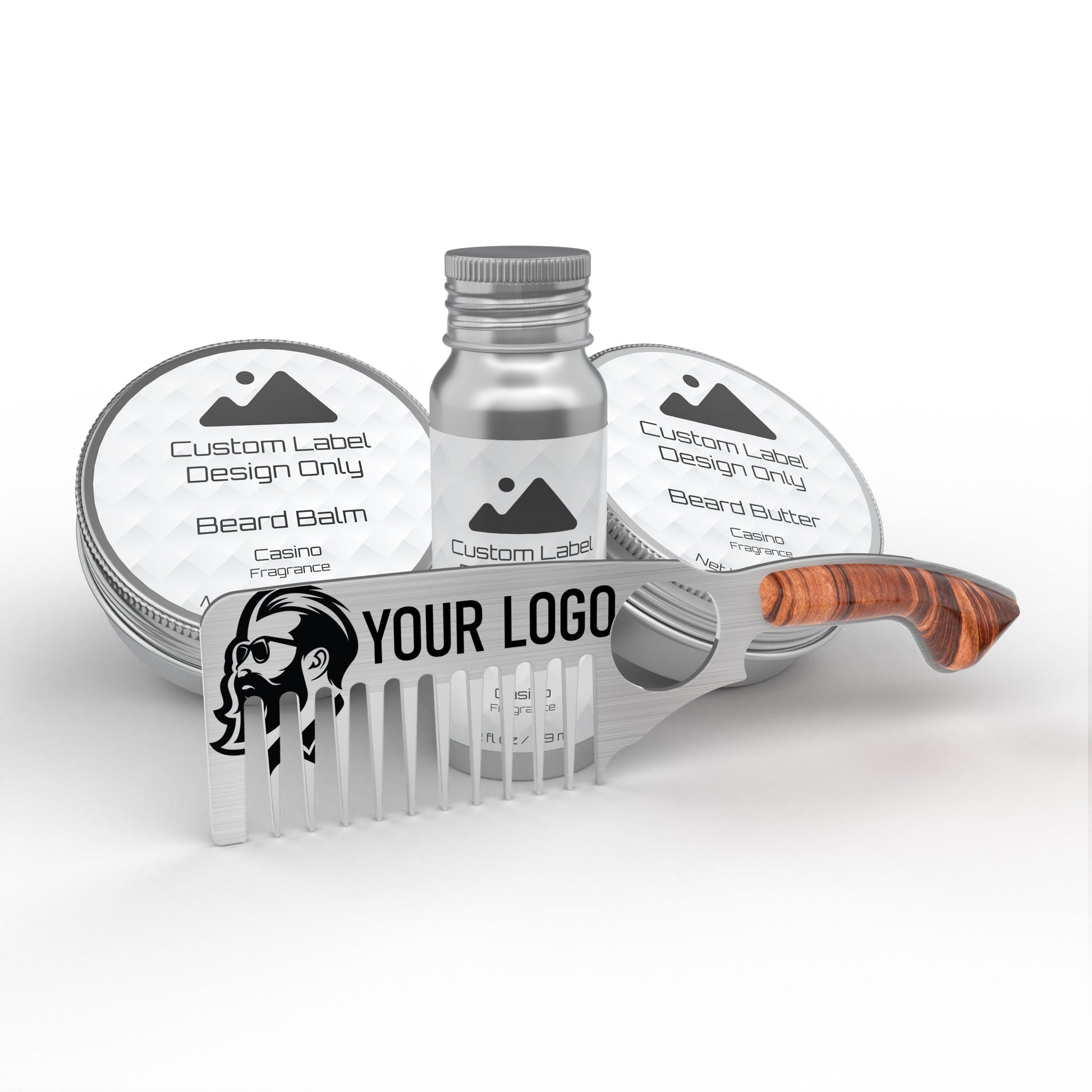 Vegan Beard Boss Bundle Gift Set Beard Care